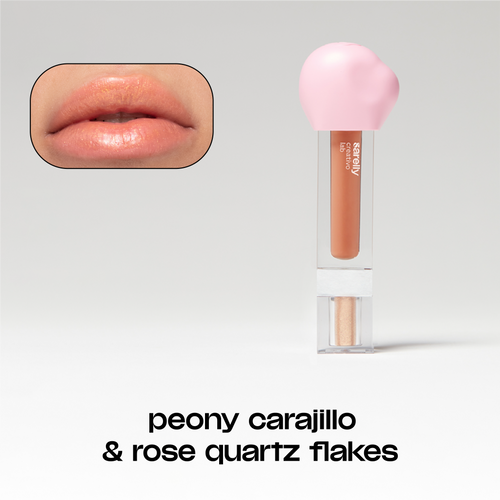 Peony Carajillo And Rose Quartz Flakes