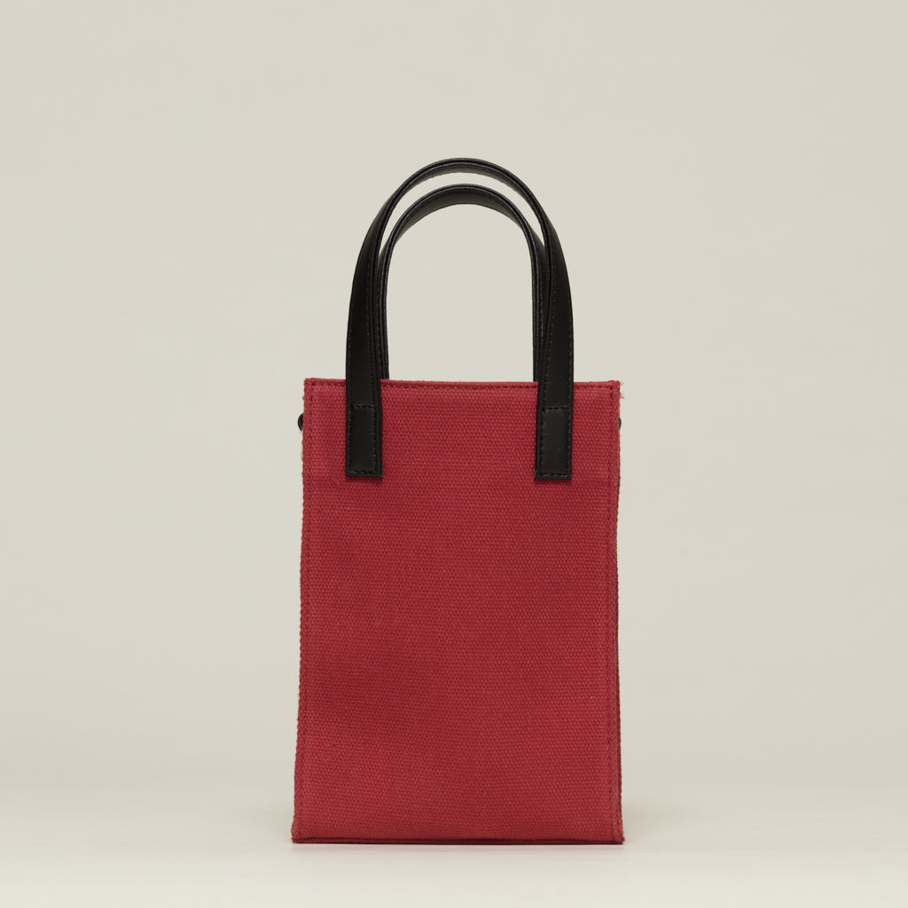 Mini Cargo Tote Lona Terracotta