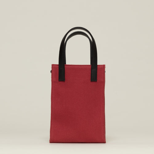Mini Cargo Tote Lona Terracotta