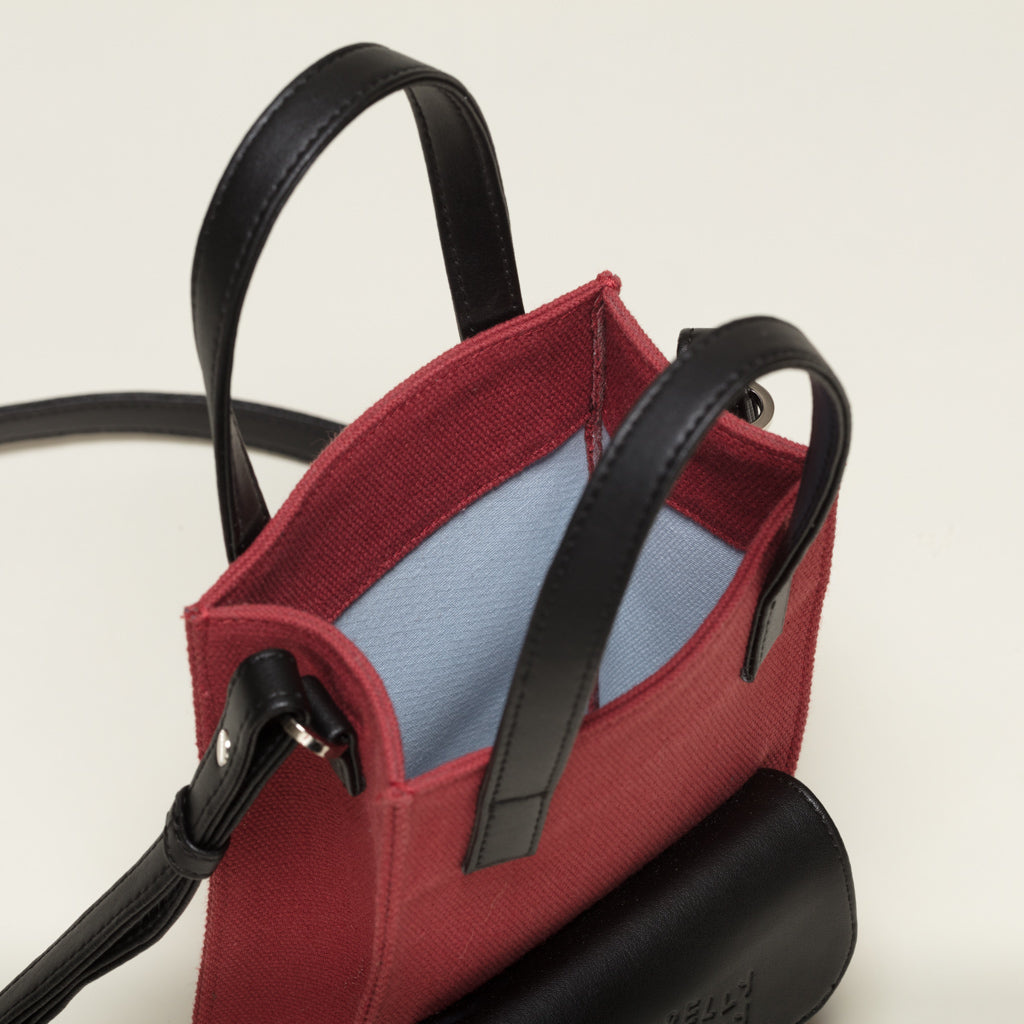 Mini Cargo Tote Lona Terracotta