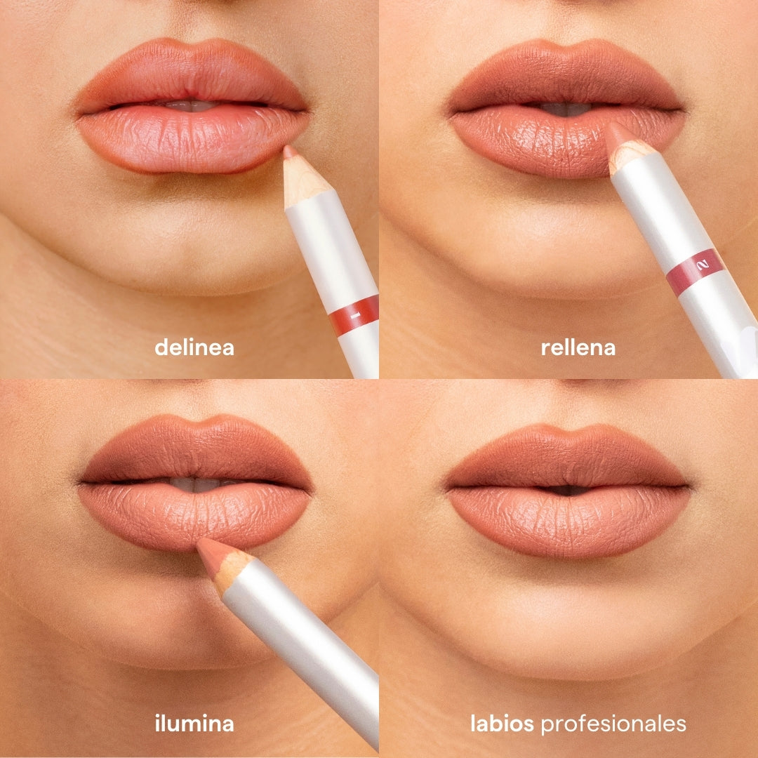 Lip Combo Eggplant y Gloss Apricot