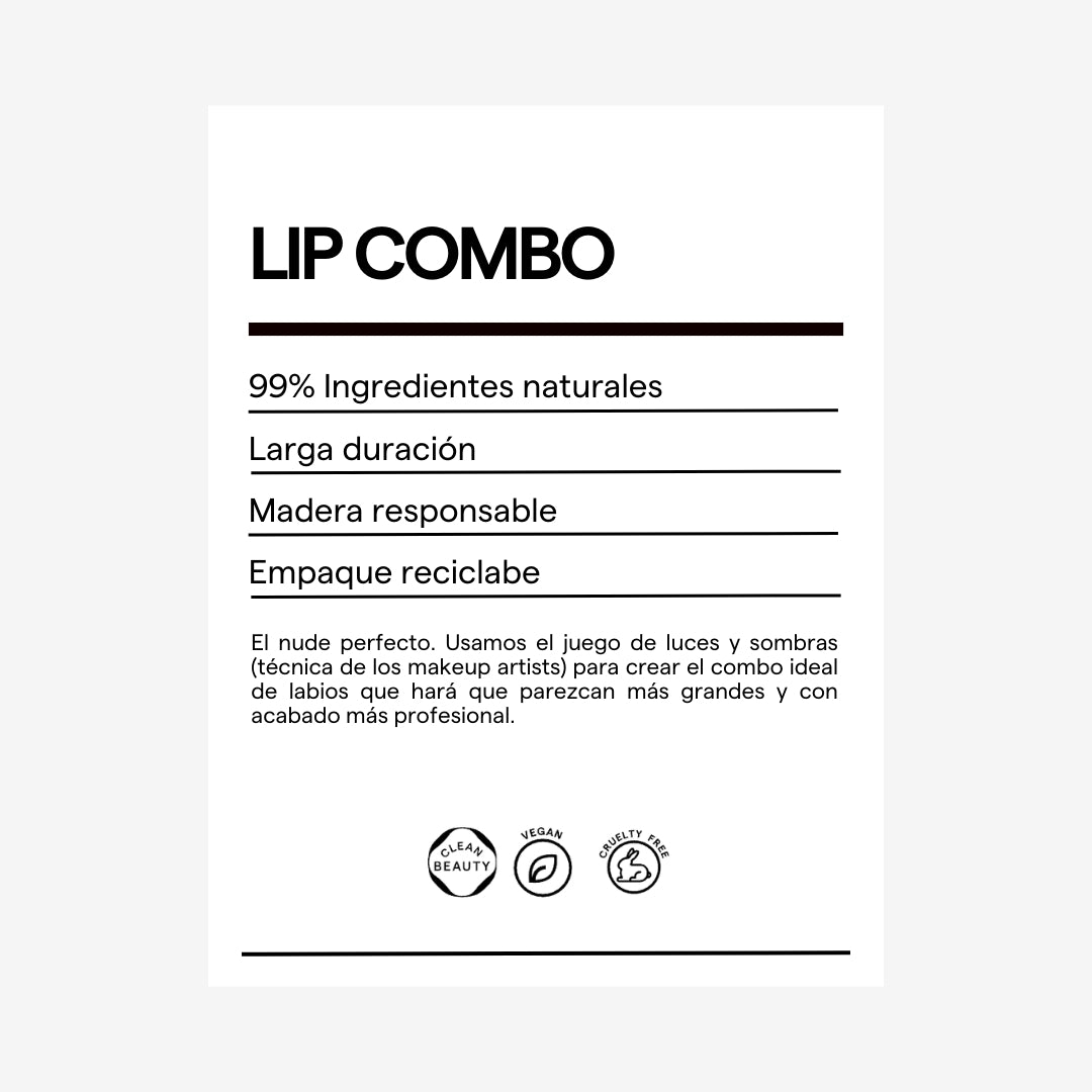 Lip Combo Eggplant y Gloss Apricot