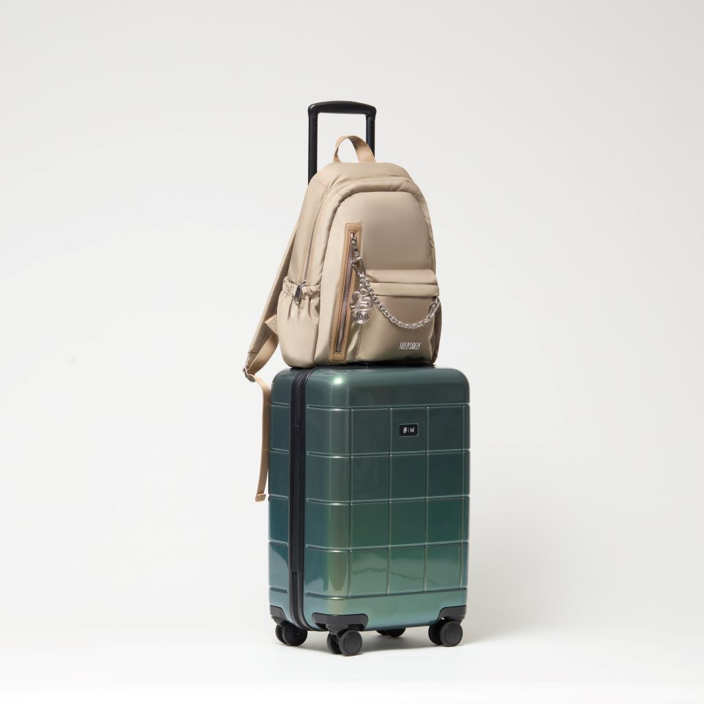 Kit Maleta carry-on y Backpack Beige