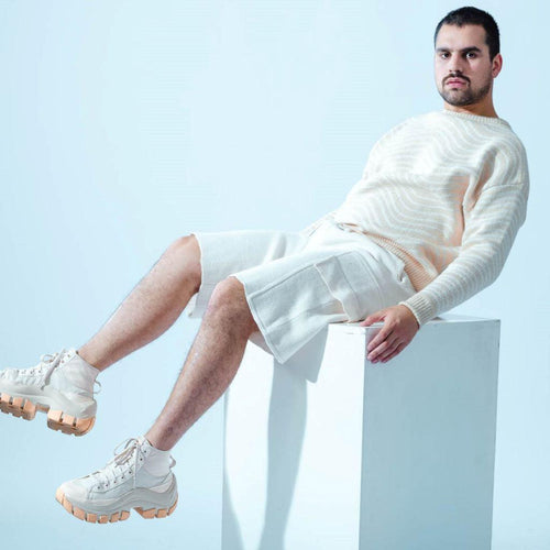 Cargo Knit Shorts Oatmeal - L/XL