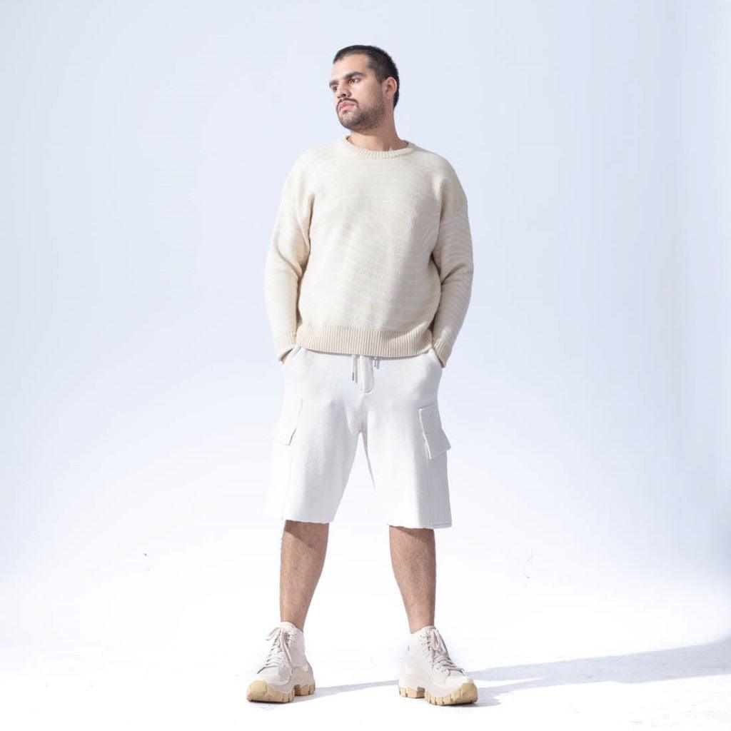 Cargo Knit Shorts Oatmeal - L/XL