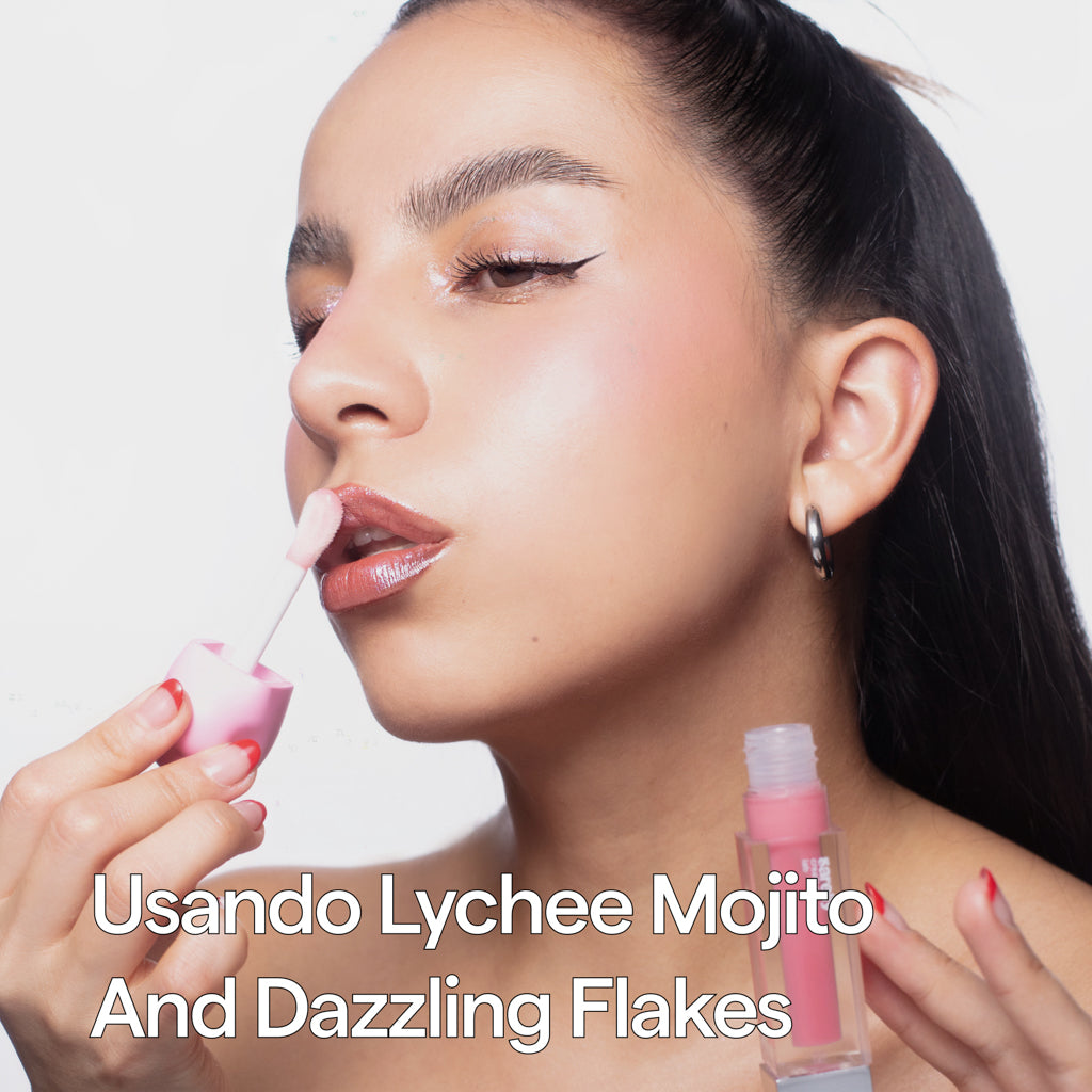 Lychee Mojito and Dazzling Flakes