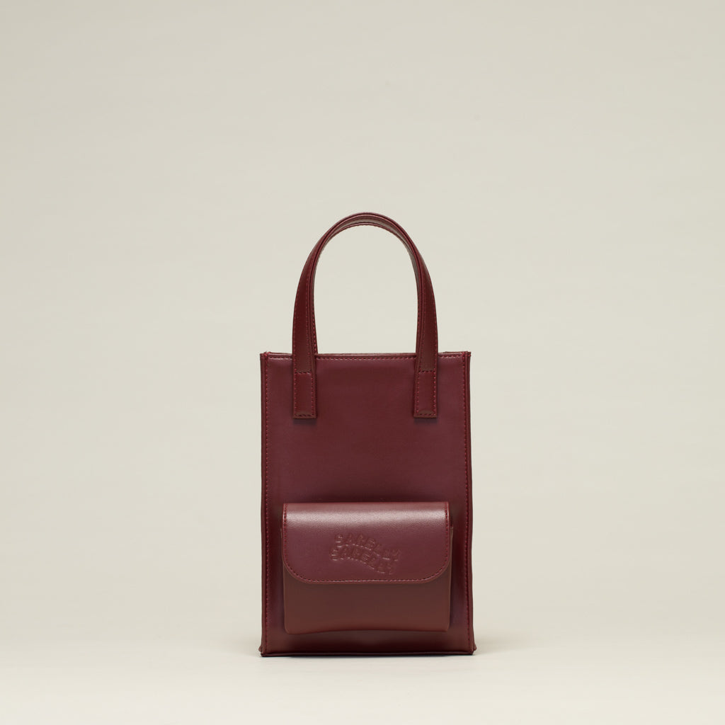 Mini Cargo Tote Burgundy (nopal)