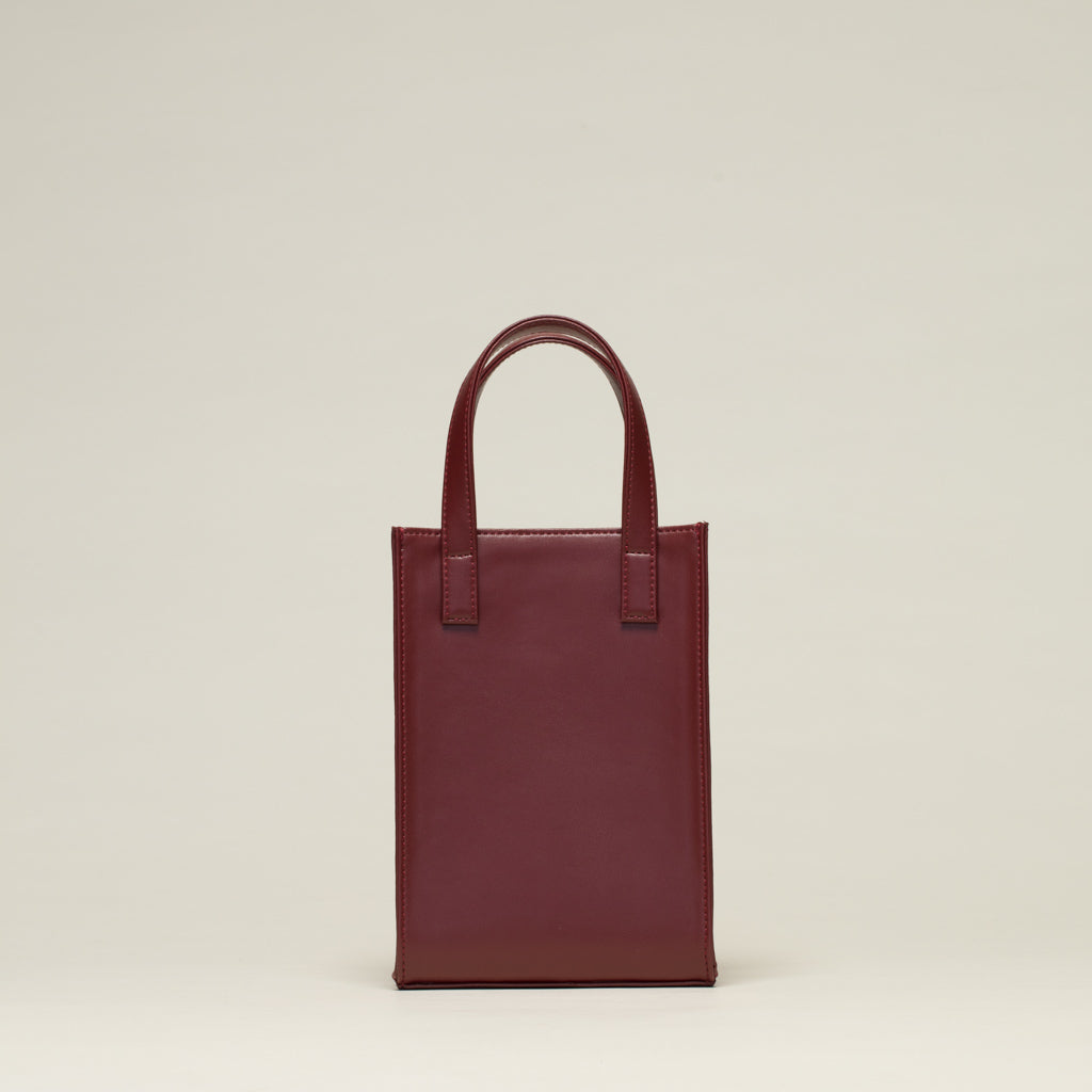 Mini Cargo Tote Burgundy (nopal)