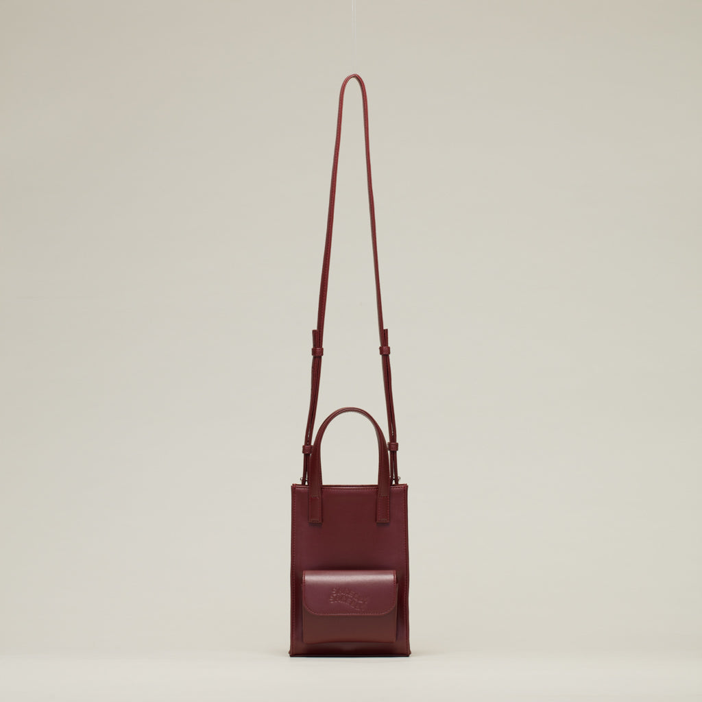 Mini Cargo Tote Burgundy (nopal)