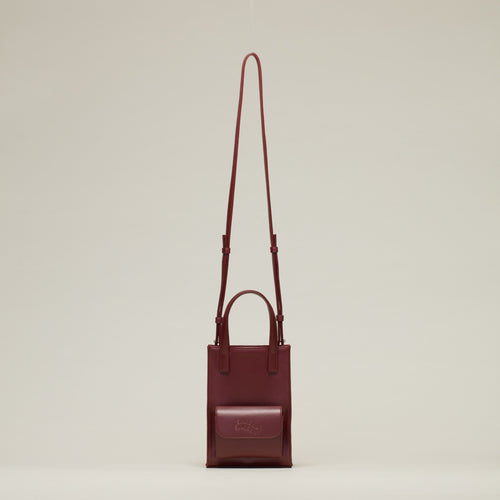 Mini Cargo Tote Burgundy (nopal)