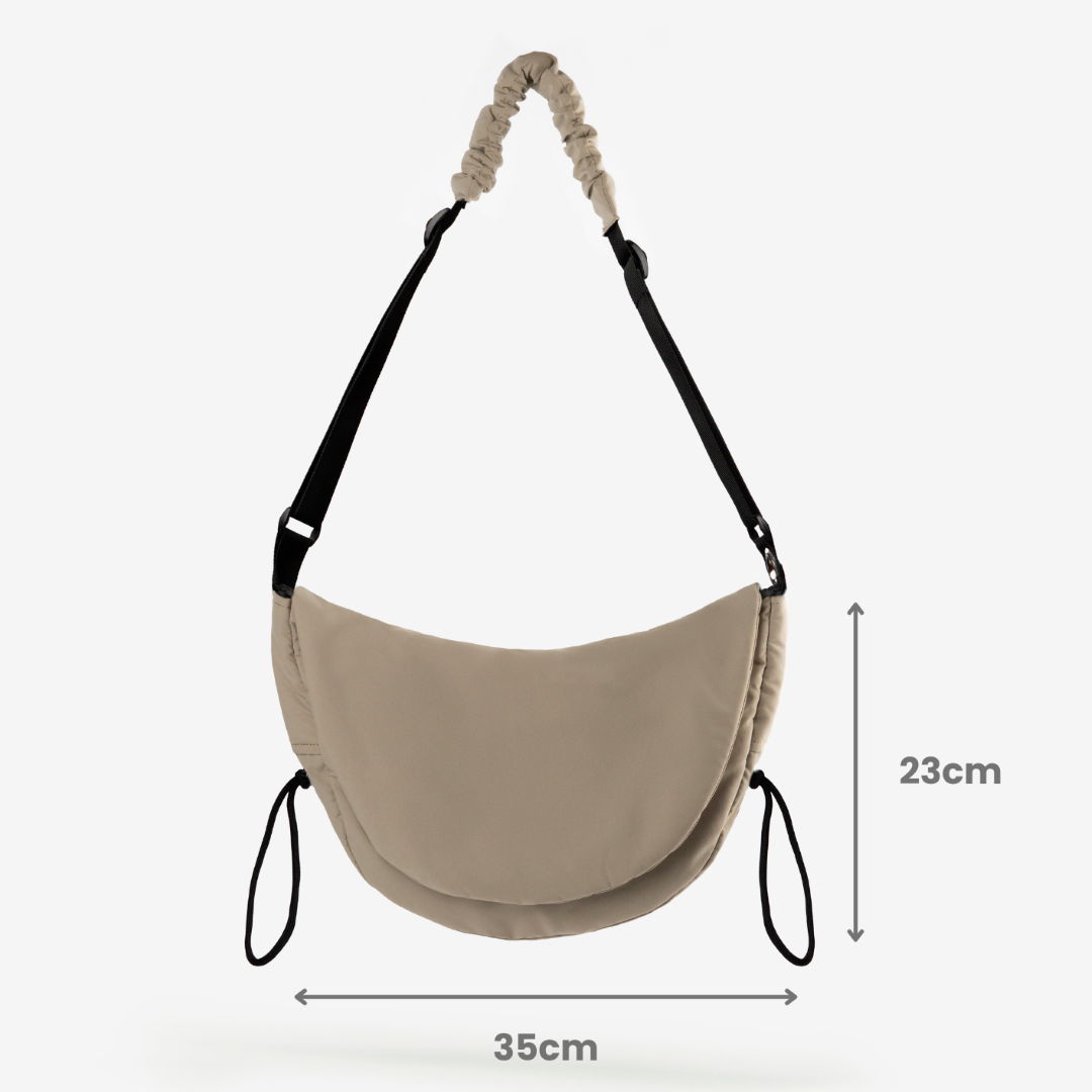 Beige con Cardio Baby Bag Red
