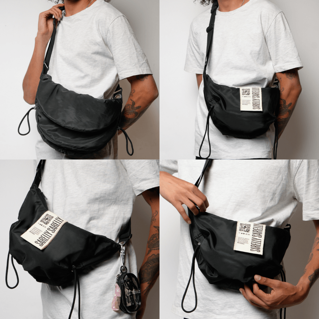 Wabi Bum Bag y Tote Black