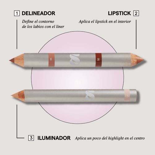 KIT LABIOS DELICIOSOS (2 LIP COMBOS)