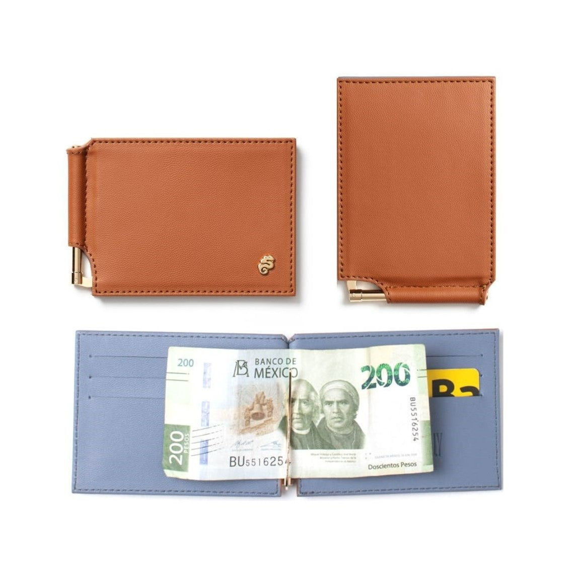 Bi-wallet (Cartera con pinza para billetes)